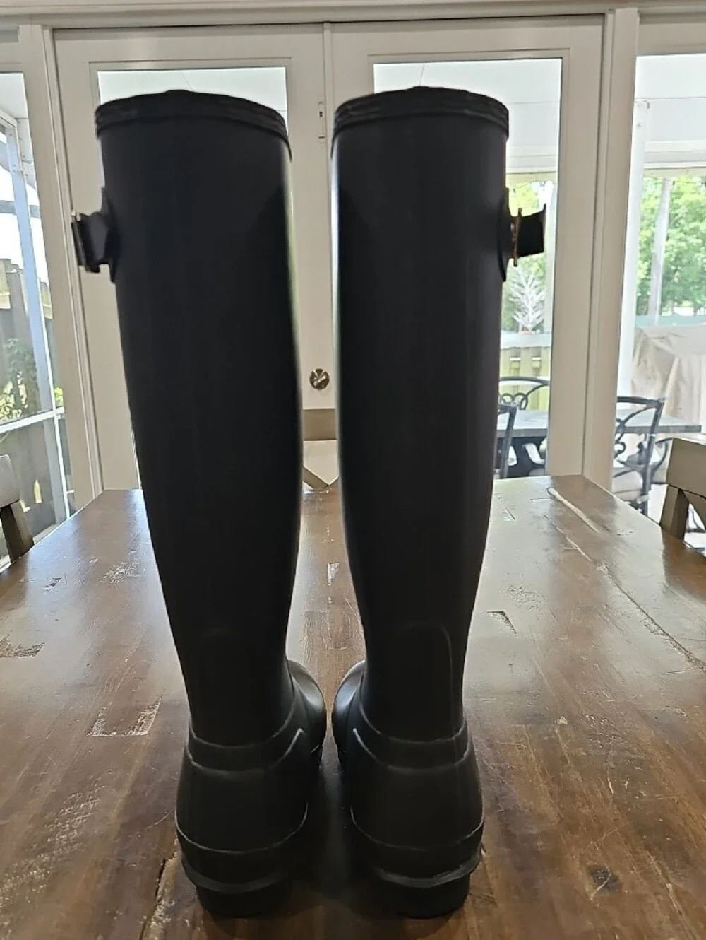 Hunter Original Tall Black Matte Rubber Waterproof Wellies
